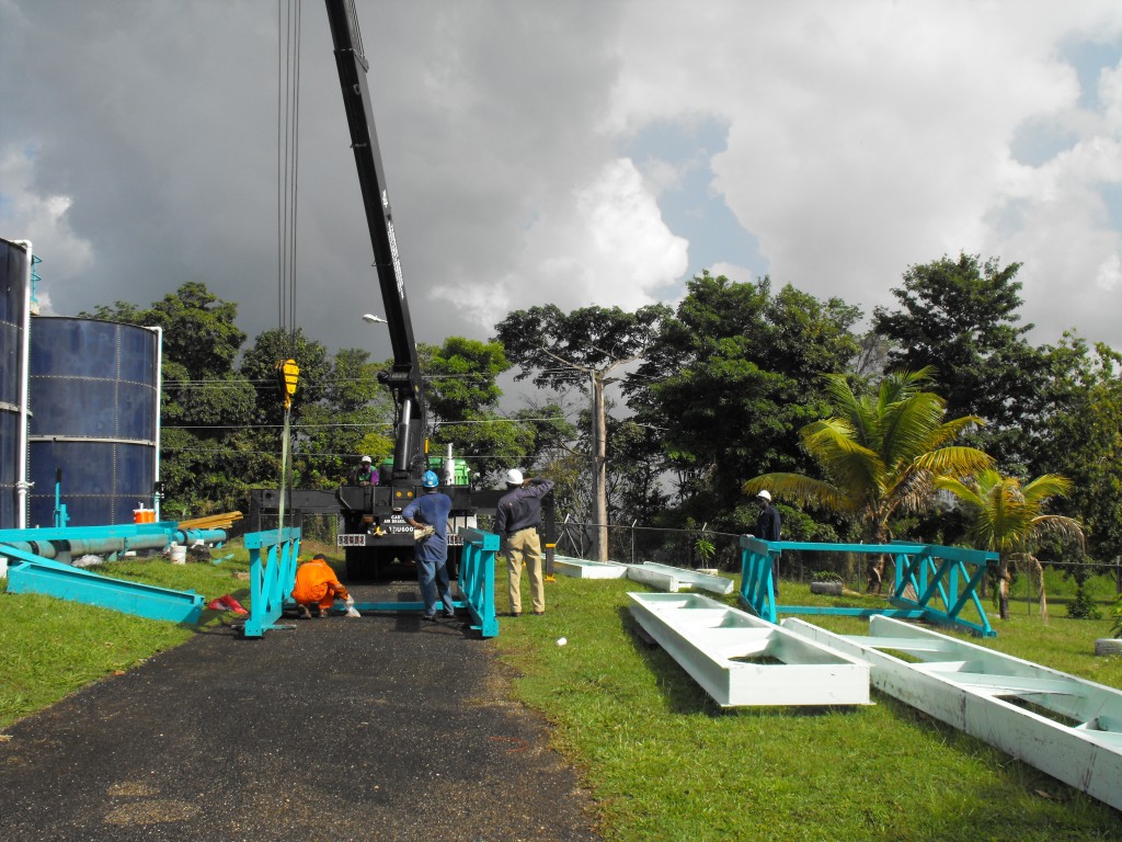 Rigging of Structural Members (Aripo Reservoir)