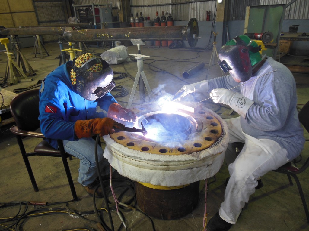 Welding of High Pressure Flanges for Offshore Oil Facility